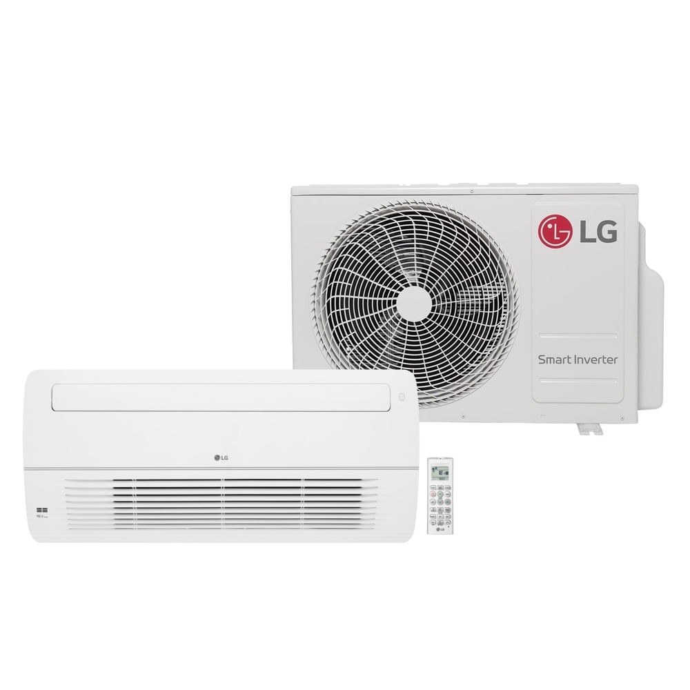 Ar Condicionado Split Cassete 1 Via Inverter LG 12000 BTU/h Quente e Frio Monofásico ZT-W12GTUAA - 220 Volts